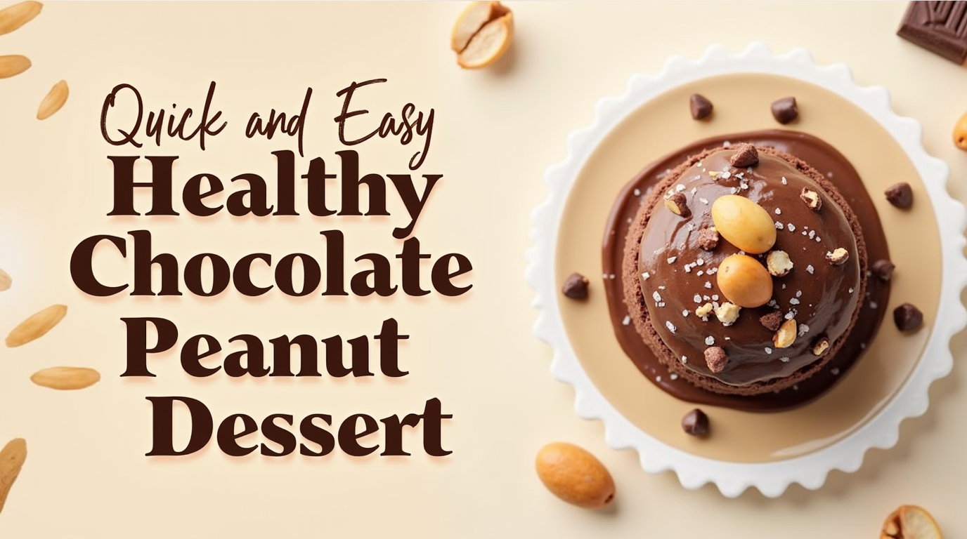 Healthy Chocolate Peanut Dessert