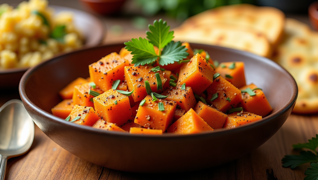 Sweet Potato Recipe with Indian Spices