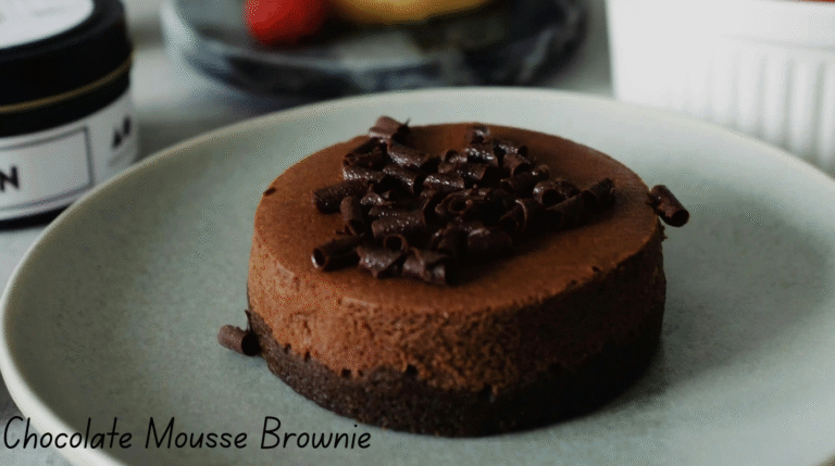 Chocolate Mousse Brownie